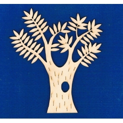 SKLEJKA #3mm Drzewo 15x13cm, drzewo dziupla / seria zwierzątka leśne